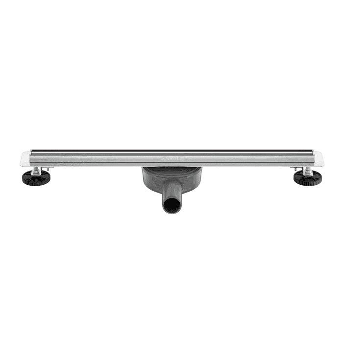 Balneo Caniveau de douche Slim en Acier Inox 80cm, finition chromée miroir, avec Siphon rotatif, Slim&Low ProLine 6