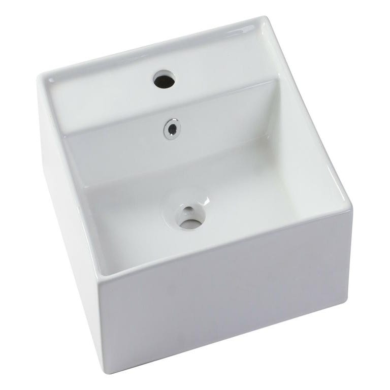 Meuble de salle de bain suspendu avec double vasque et miroirs - Coloris naturel clair - 150 cm - MAGDALENA II 4