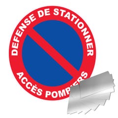 Panneau défense de stationner - accès pompier - Alu Ø300mm - 4010656 0