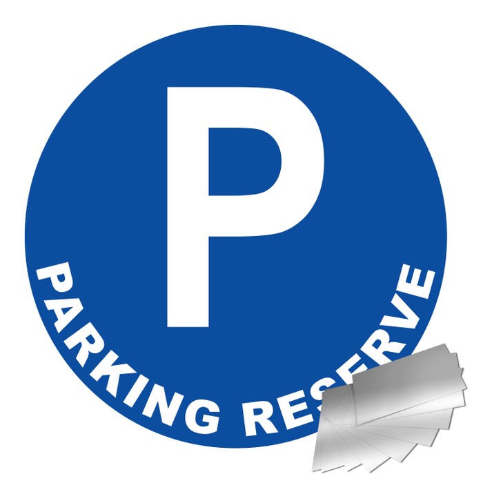 Panneau Parking réserve - Alu Ø450mm - 4010335 0