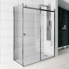 Porte de douche coulissante Kinedo KINESTYLE avec retour d'angle fixe 170x80 0