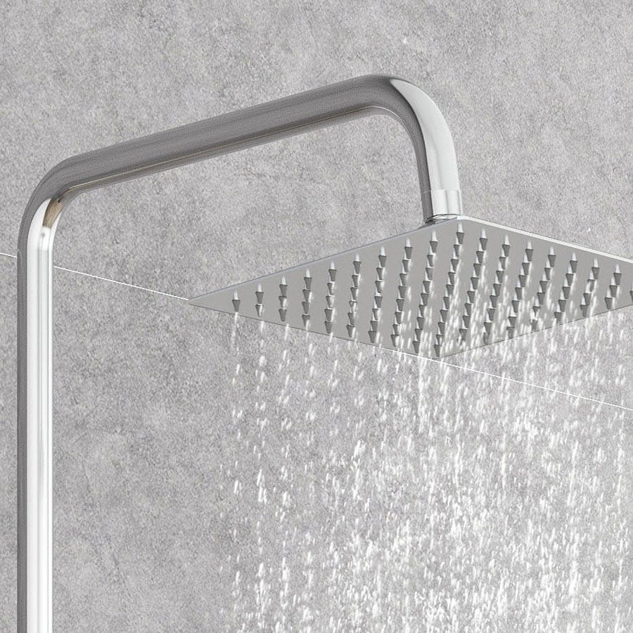 AICA Colonne de douche thermostatique cascade avec douchette à main, ensemble de douche en acier inoxydable, douche à effet de pluie 5