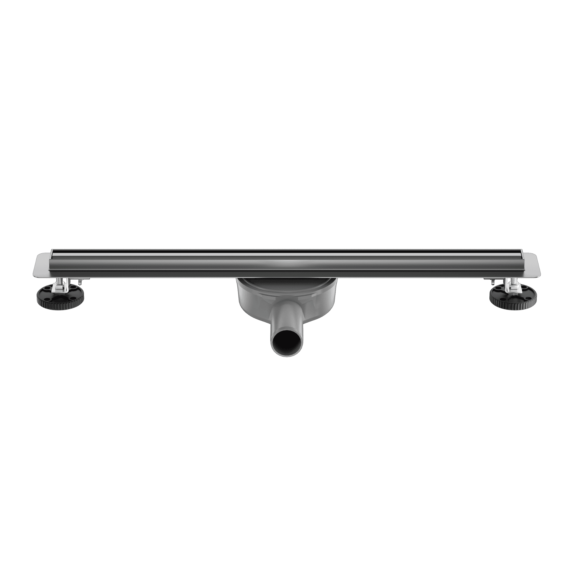 Balneo Caniveau de douche Slim en Acier Inox 70cm, finition graphite, avec Siphon rotatif, Slim&Low ProLine 6