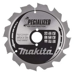 Lame carbure MAKITA B-33554 ''Specialized'' construction (FERMACELL®) pour scies circulaires 2