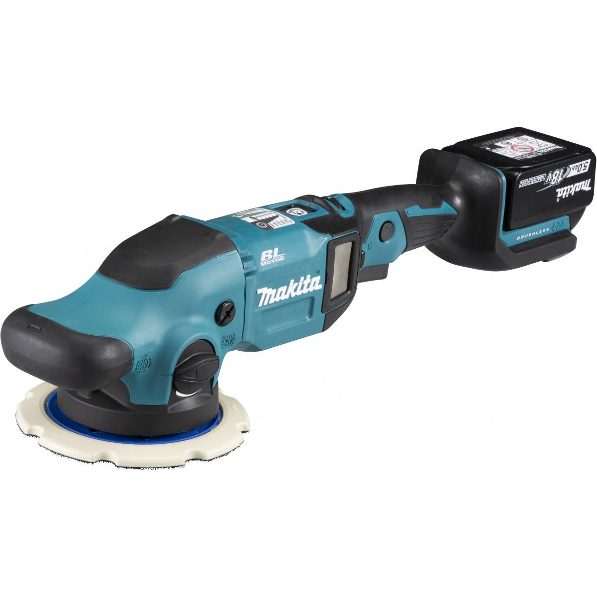 Polisseuse 18 V Li-Ion LXT Ø150 mm (2x5,0 Ah) - MAKITA DPO600RTE 1