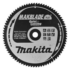 Lame carbure bois MAKITA MakForce B-08741 355 mm scie circulaire 80 dents 0