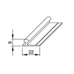 Rail en aluminium de 1,94 m pour SLID'UP 130 3