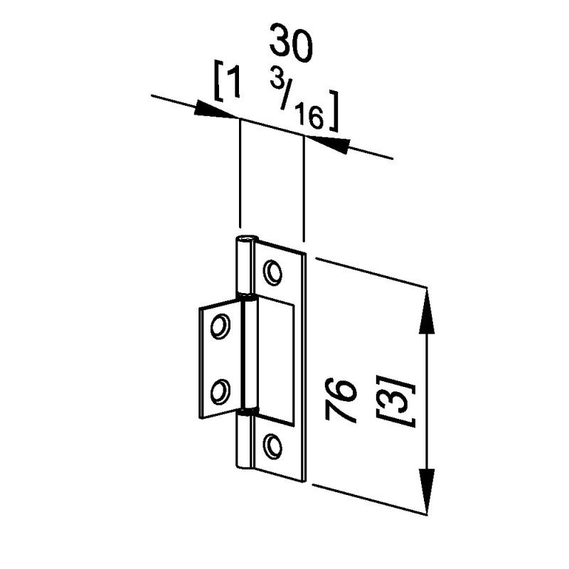 Charnière 40 Kg pour SLID'UP 150 3