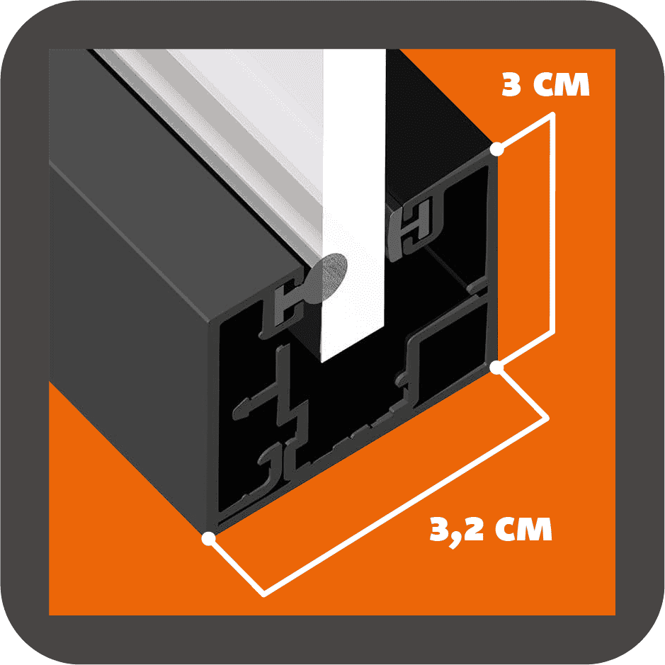 VERRIERE LOFT 4 SECTIONS - L x H : 140 x 150 cm - LAQUÉ NOIR 9005 GRANITÉ - VITRAGES INCLUS 7