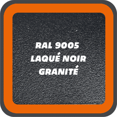 VERRIERE LOFT 3 SECTIONS - L x H : 140 x 150 cm - LAQUÉ NOIR 9005 GRANITÉ - VITRAGES INCLUS 3