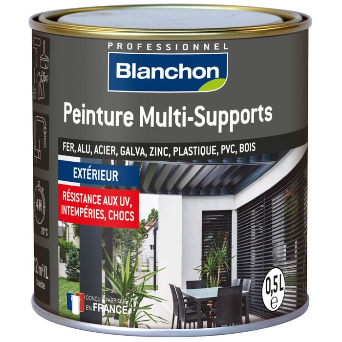 Peinture multi-supports ral 8014 brun normand 0