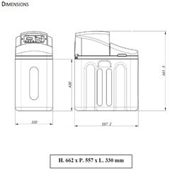 Adoucisseur Apic ZETES 12.5L avec Accessoires + Mise en Service Gratuite 3