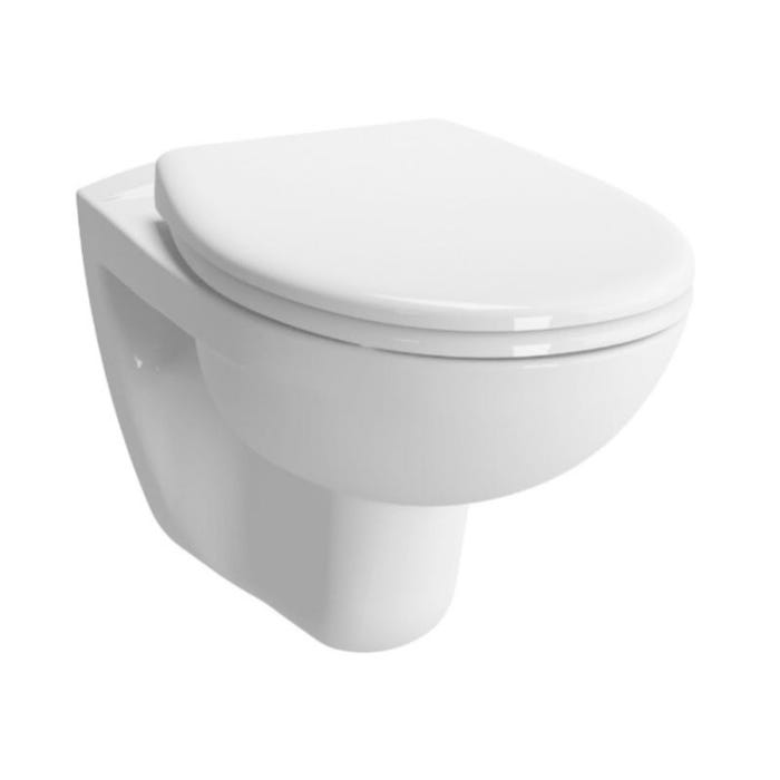 Vitra Pack WC Bâti-support V-Fix Core + WC suspendu Vitra Normus + Abattant SoftClose + Plaque, Blanc Brillant (V-FixNormus-1) 1