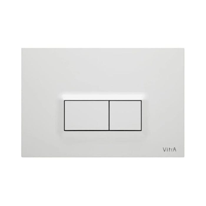 Vitra Pack WC Bâti-support V-Fix Core + WC sans bride SAT + Abattant SoftClose + Plaque, Blanc brillant (V-FixProject-1) 3