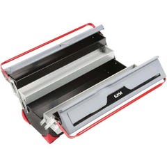 Caisse à outils bi-matière 5 cases 470mm - SAM OUTILLAGE - BOX-2 0