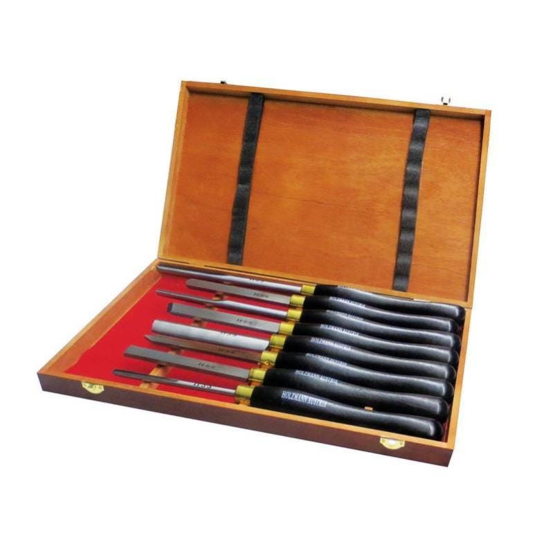 Coffret de 8 gouges de tournage - L. 470 mm 0