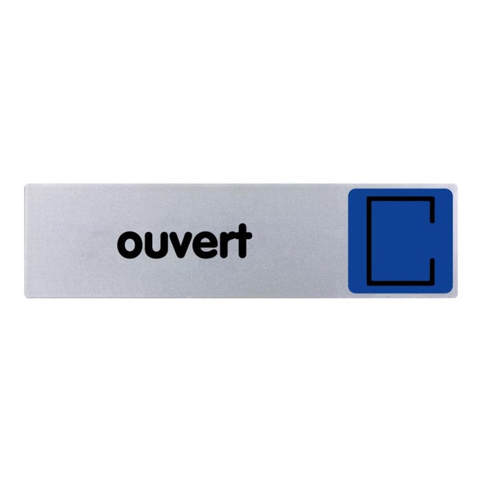 Plaquette de porte Ouvert - couleur 170x45mm - 4033327 0