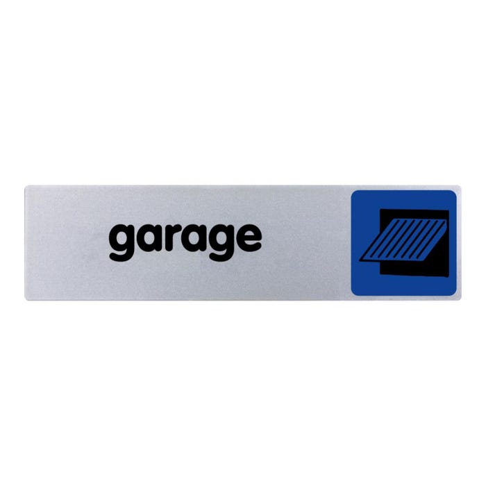 Plaquette de porte Garage - couleur 170x45mm - 4033143 0