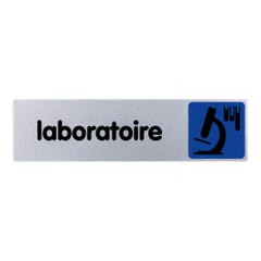 Plaquette de porte Laboratoire - couleur 170x45mm - 4033198 0