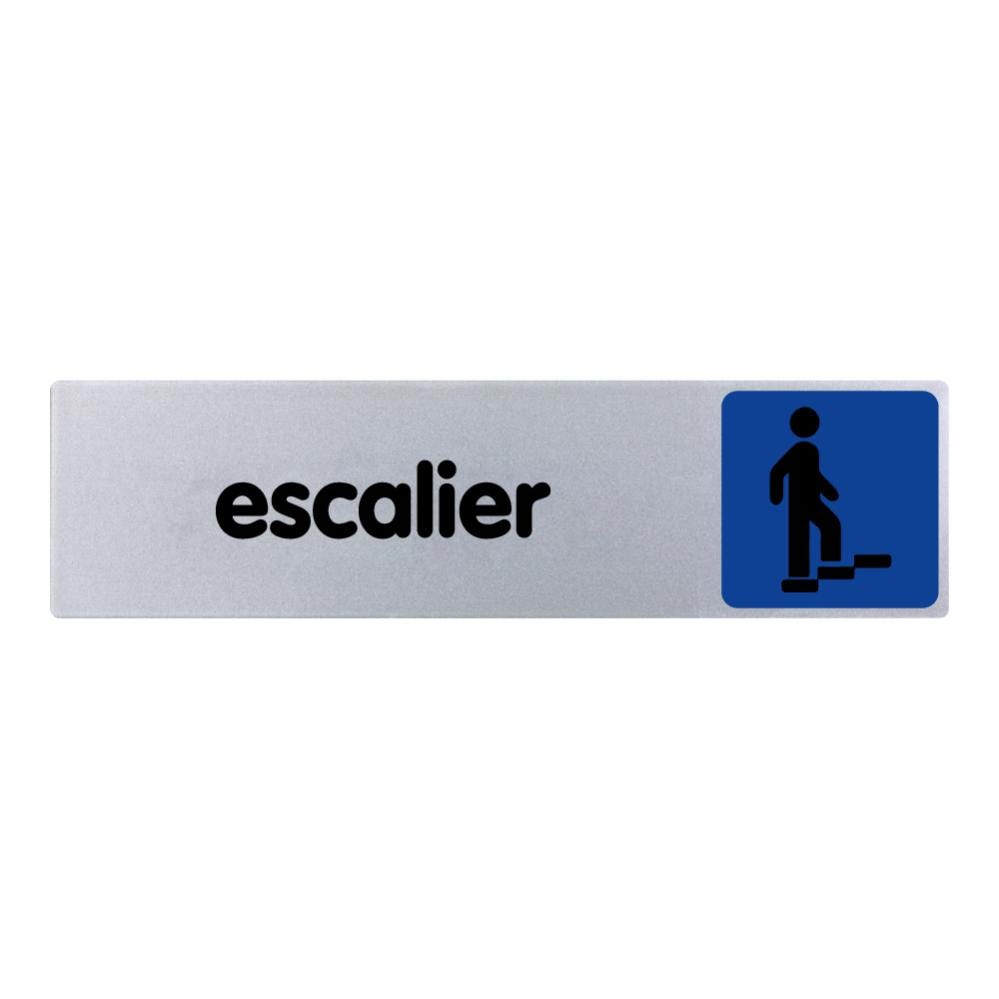 Plaquette de porte Escalier - couleur 170x45mm - 4032962 0