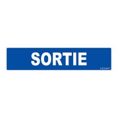 Panneau Sortie (bleu) - Rigide 330x75mm - 4121024 0