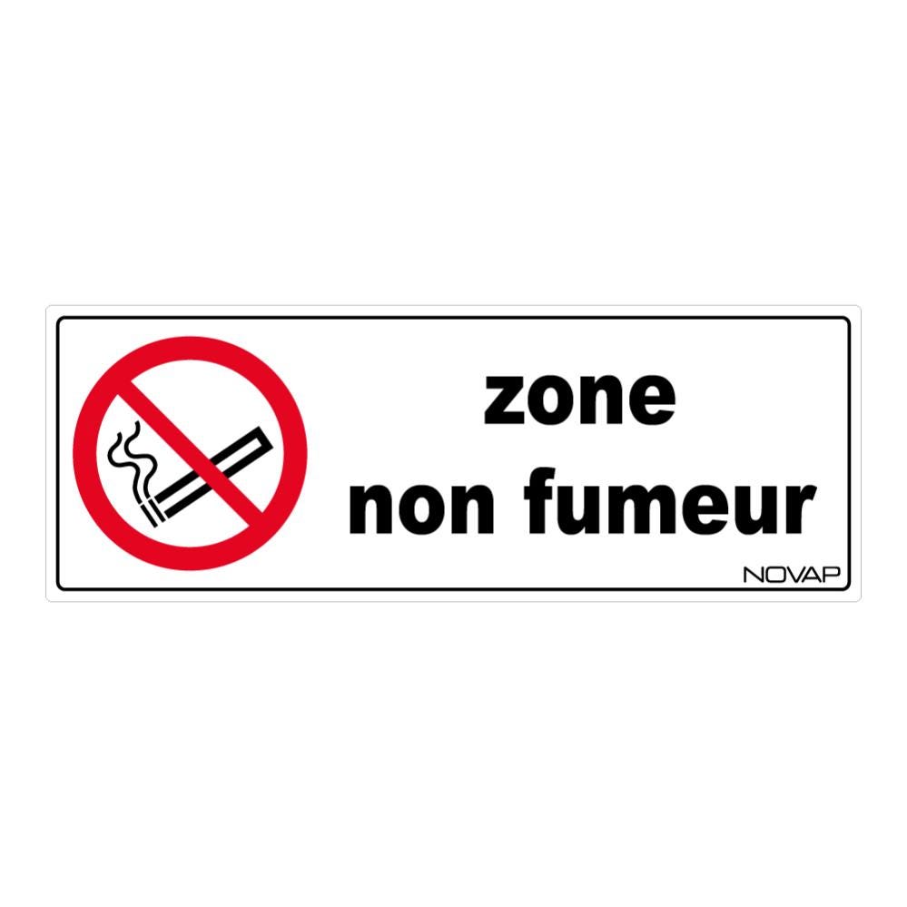 Panneau Zone non fumeur - Rigide 330x120mm - 4140568 0
