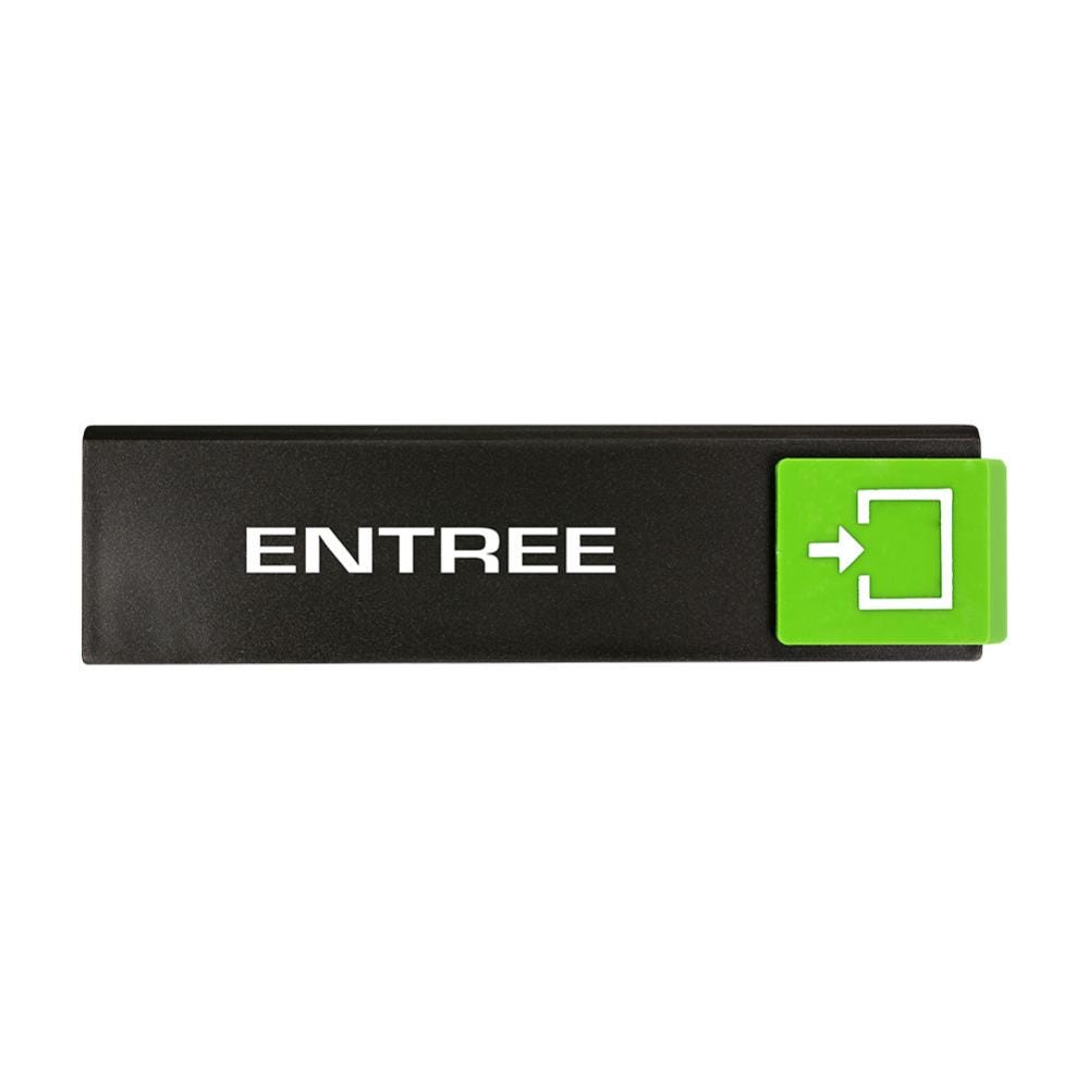 Plaquette de porte Entrée - Europe design 175x45mm - 4260174 0