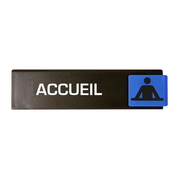 Plaquette de porte Accueil - Europe design 175x45mm - 4260884 0