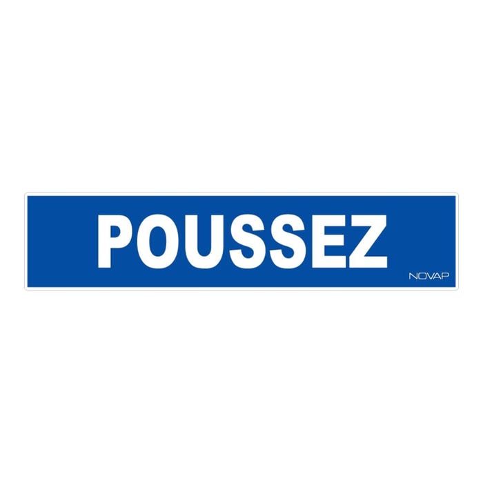 Panneau Poussez - Rigide 330x75mm - 4120652 0