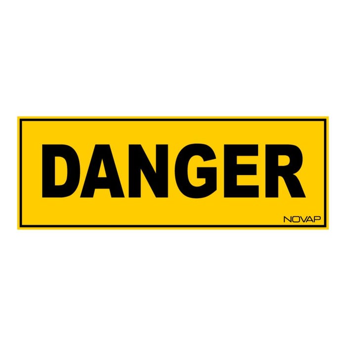 Panneau Danger - Rigide 330x120mm - 4140650 0