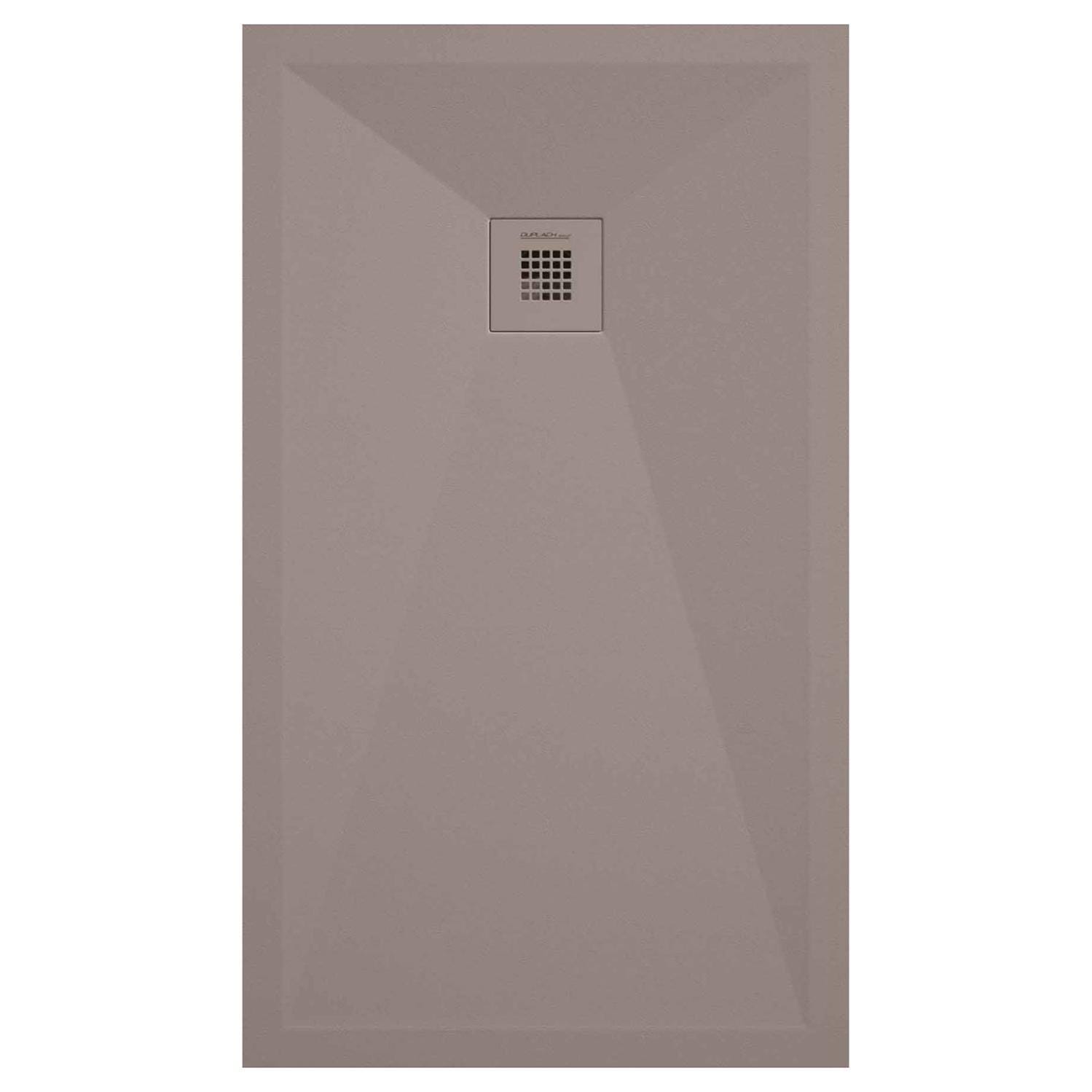 Receveur de douche sable lisse Stone Plus, grille de couleur - 130 x 80 cm 0