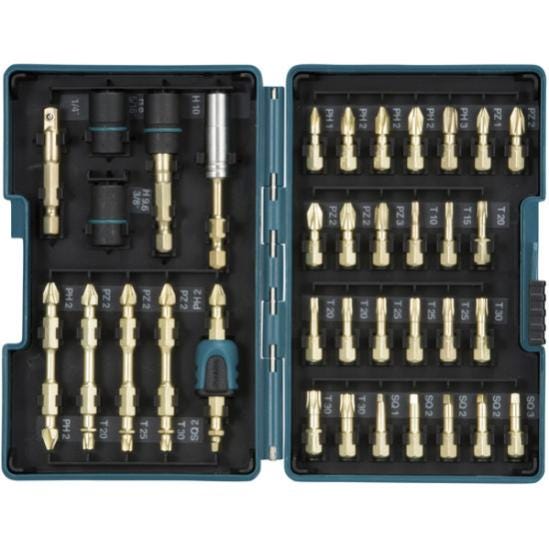 Coffret 38 pièces de vissage impact gold makita - acc0026 0