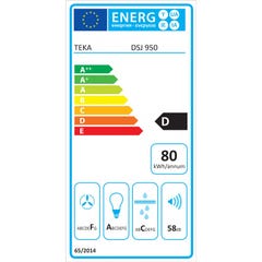 Hotte Standard Teka Dsj950 90 Cm 401 M³/h 105w D Acero Inoxidable 2