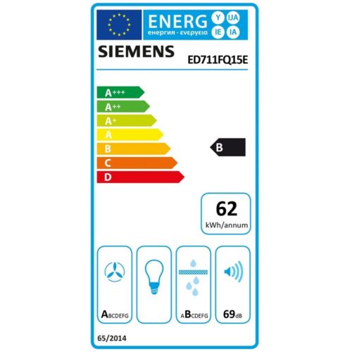 Table induction aspirante SIEMENS ED711FQ15E IQ500 climateAir sensor 5