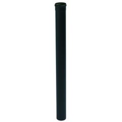 Tuyau coulissant TEN 348549 émail noir mat 50cm D80mm avec bague et joint viton 2