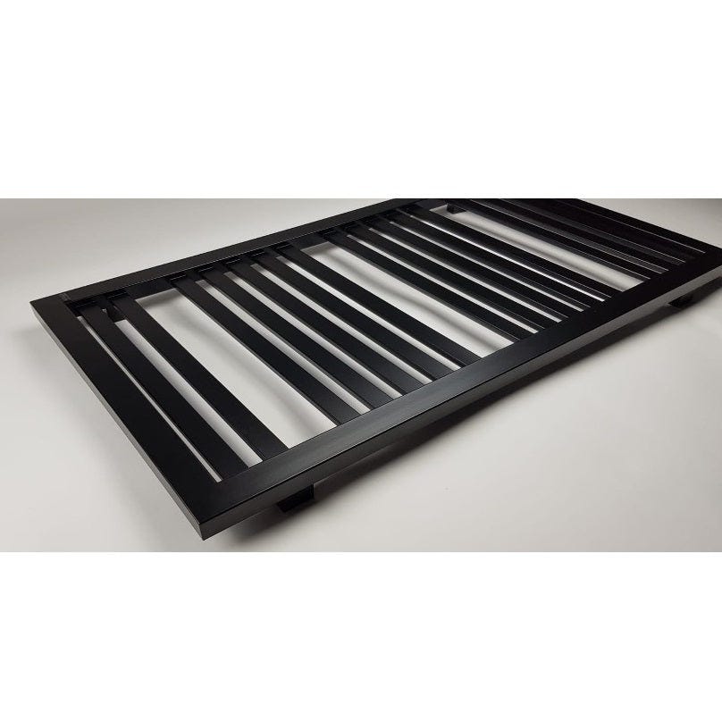 Radiateur sèche-serviettes eau chaude design KLEA 128 x 54 cm noir mat 3