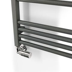 Sèche-serviette mixte gris de 1620mm de haut 630mm de large - 834 Watt - FIO1620/630Z8RGY 3