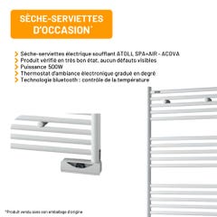 OCCASION Radiateur sèche-serviettes électrique ATOLL SPA+AIR connecté 500 W - ACOVA - TSL-050-050/IFS 1