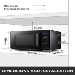 Micro-ondes grill Noir - 23L - 900W - TOSHIBA 5