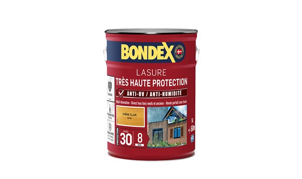 lasure très haute protection 8 ans indice 30 Bondex