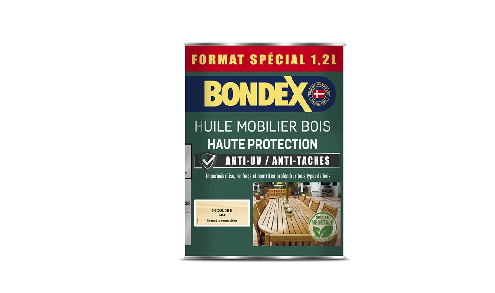 huile mobilier bois haute protection Bondex 